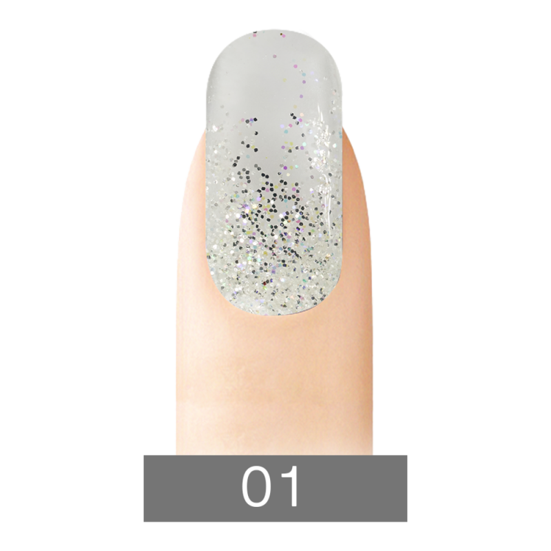 Cre8tion Nail Art Glitter, 001, 0.5oz KK1031 